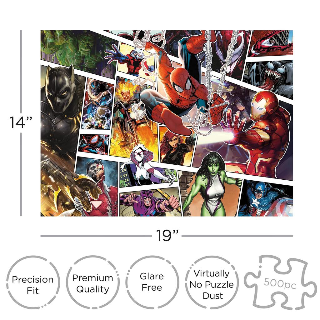 MARVEL Panels (Character) 500 Piece Jigsaw Puzzle [Used]