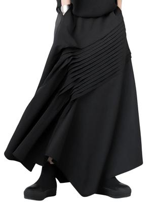 Antiqua Tuck One Size Black Women's Skirt, Long, PK-01193, 05,