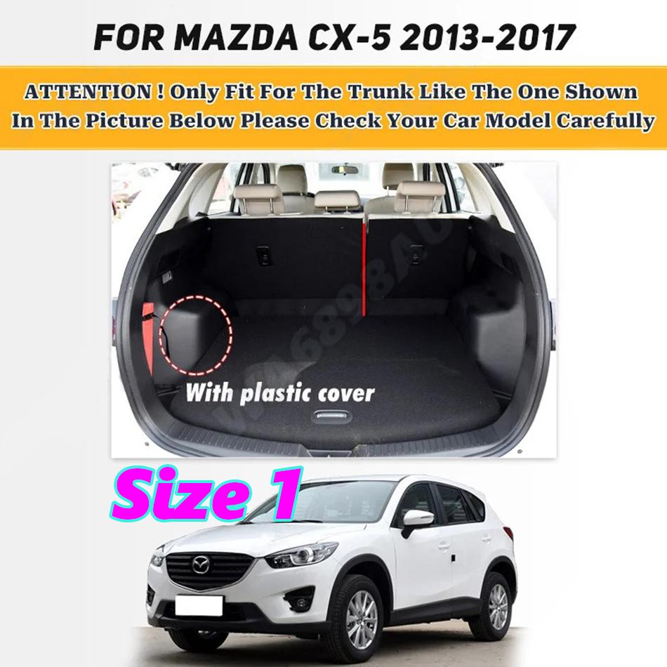 Car Trunk Mat For Mazda CX-5 2013 2014 2015 2016 2017 Custom High Quality Auto Interior Accessories Anti Dirty Leather Carpet