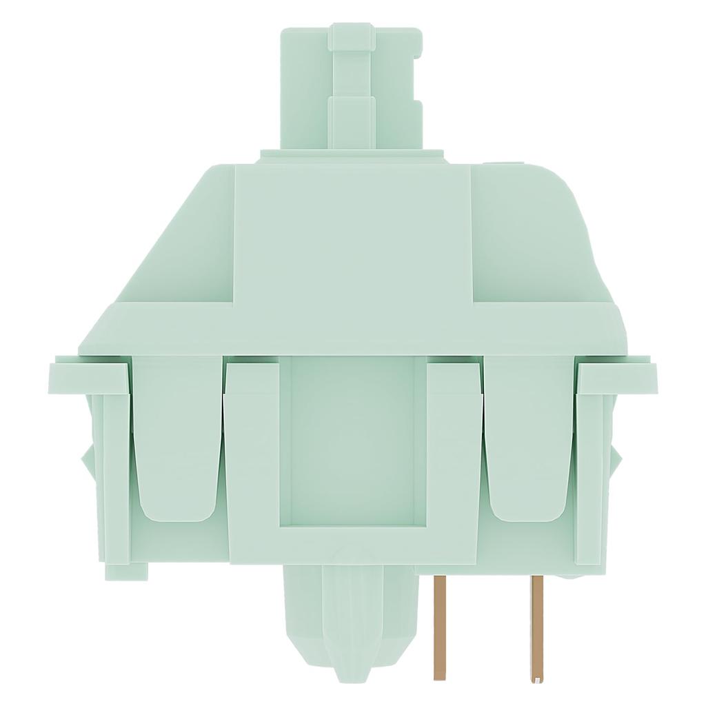 Tastatură GATERON Coral Complet Lubrifiată POM 43gf Liniar LED RGB 5 Pini 22mm Comutator de Taste cu Arc în Două Etape pentru Comutator Tastatură Mecanică MX, (72 buc)