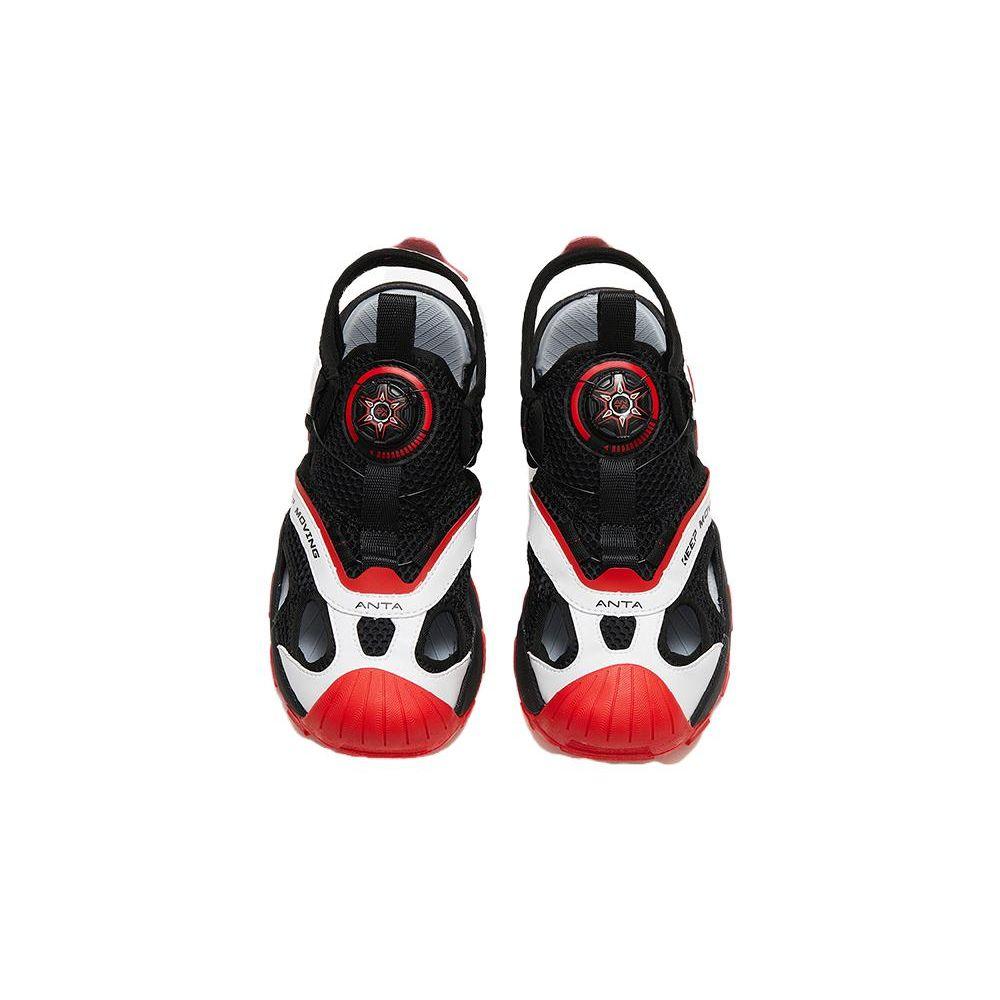 Anta Comfortable Trendy Sports Sandals Kids Footwear Black White Red A312326911-1