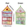 Wall Mounted Hanging Storage Mesh Bag Large Capacity Space Saving Underwear Socks Storage Bag Folding Breathable