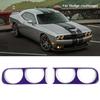 Purple Front Headlight Panel Trim Frame for Dodge Challenger 2009-14 Accessories