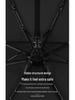 Automatic Floral Oil Painting Umbrella - Portable, Sturdy, Black Glue Sunscreen Parasol