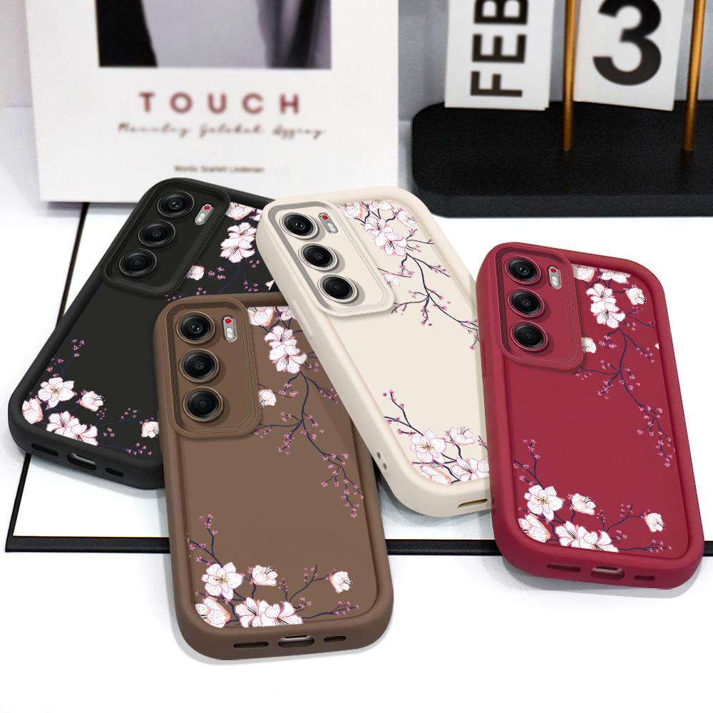 Spring Flowers Phone Case For Infinix Tecno Camon 40 30 20 Pro Pova 7 6 Ultra Neo Spark 30C 20C 10 4G 5G Staircase Soft Cover