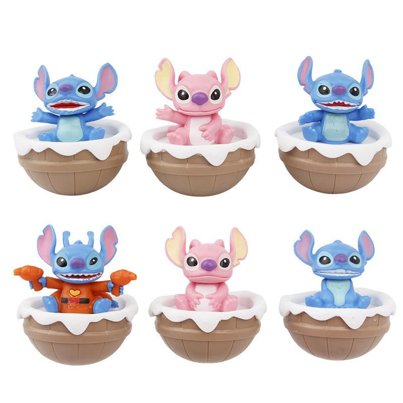 6pcs Action Figure Model Cartoon Displays Toy Cute Kids Birthday Gift