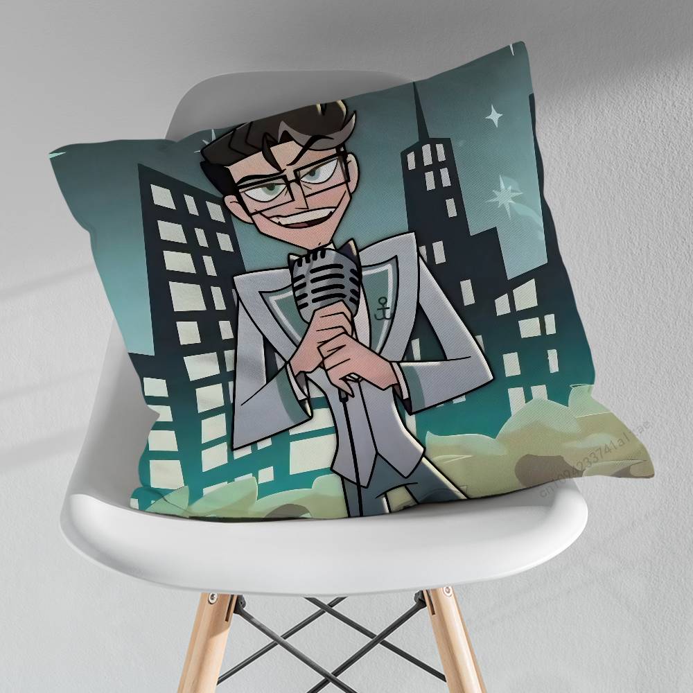 Vincent HHazbin Hotel Pillow Case For 30x30cm45x45cm55x55cm For Home Bedroom Decoration And Protector
