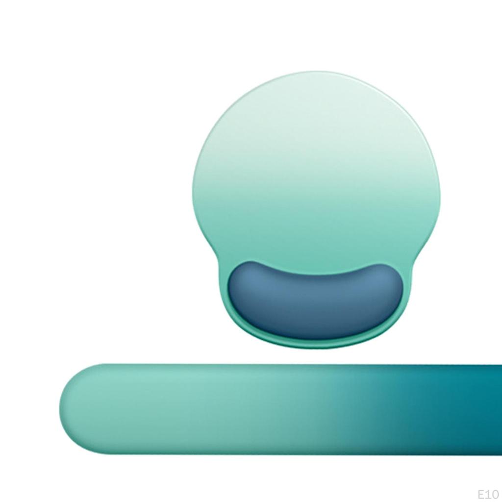 Alfombrilla de Ratón con Soporte para Muñeca Cojín para Gaming Esterilla Ergonómica de Apoyo para Teclado para Oficina Hogar