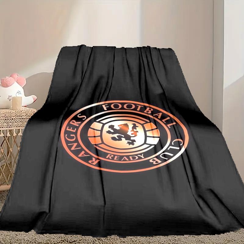 1pc Snug Rangers FC Blanket, Lightweight & Durable Print Blanket, Perfect for Home, Couch, Bed, Picnic, Travel, Office