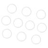 10Pcs Lid Sealing Gasket Replacement Leakproof Silicone Cup Lid Gasket Seals for Insulated Stainless Steel Tumbler