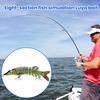 10cm/8g Bionic Bait Sharp Hook 3D Simulated Fisheye Simulation Tempting Angling ABS Submerged