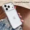Luxury Transparent Shockproof Case For iPhone 17 16 15 14 13 12 11 Pro Max Air Plus Clear Bumper Acrylic Cases Cover