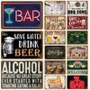 Metal Sign Room Vintage Metal Plate Home Decoration Luxury Wall Decor Items Art Mural Bar Retro Plates Tin Sign Poster Man Cave