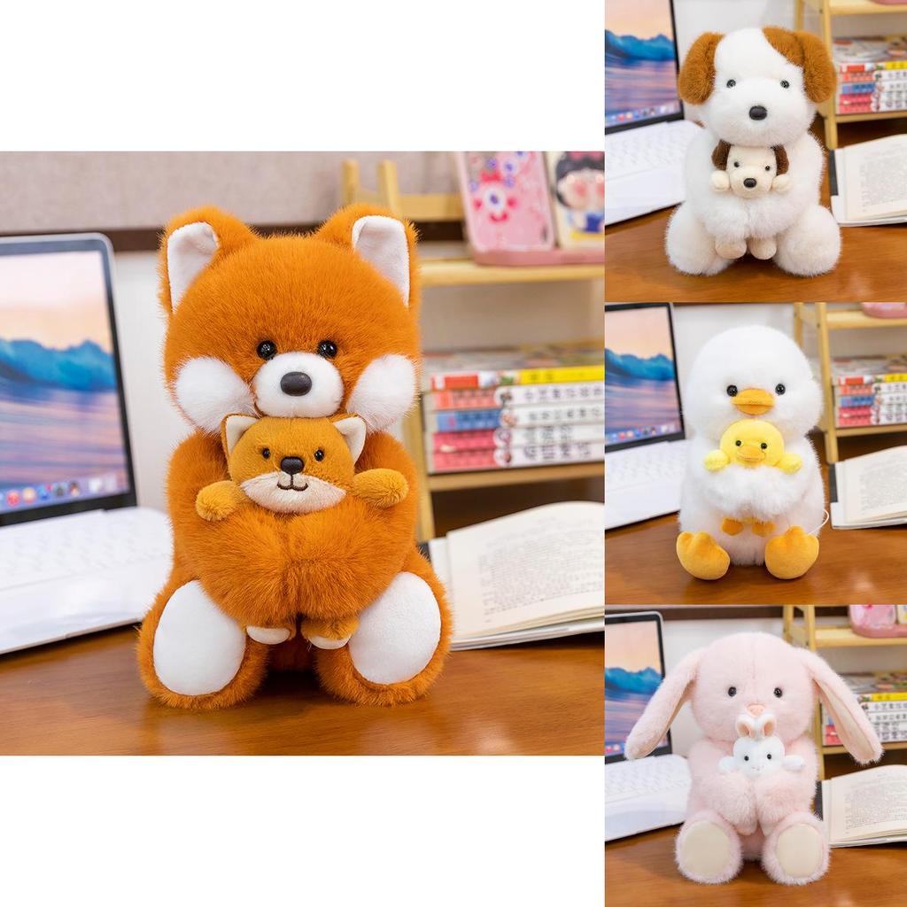 Fox Plush Toy For Kids Birthday Gift With Soft Pp Cotton Filling For Cozy Cuddles**