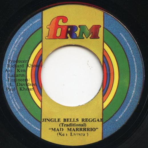 

7inch Record KEN LAZARUS - Jingle Bells Reggae NONE FRM 1969 Jamaica Reggae, Ska & Dub Used