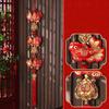Fu Word Spring Festival Pendant Wind Chimes New Year Decorations Fashion Good Luck Ornaments  Home
