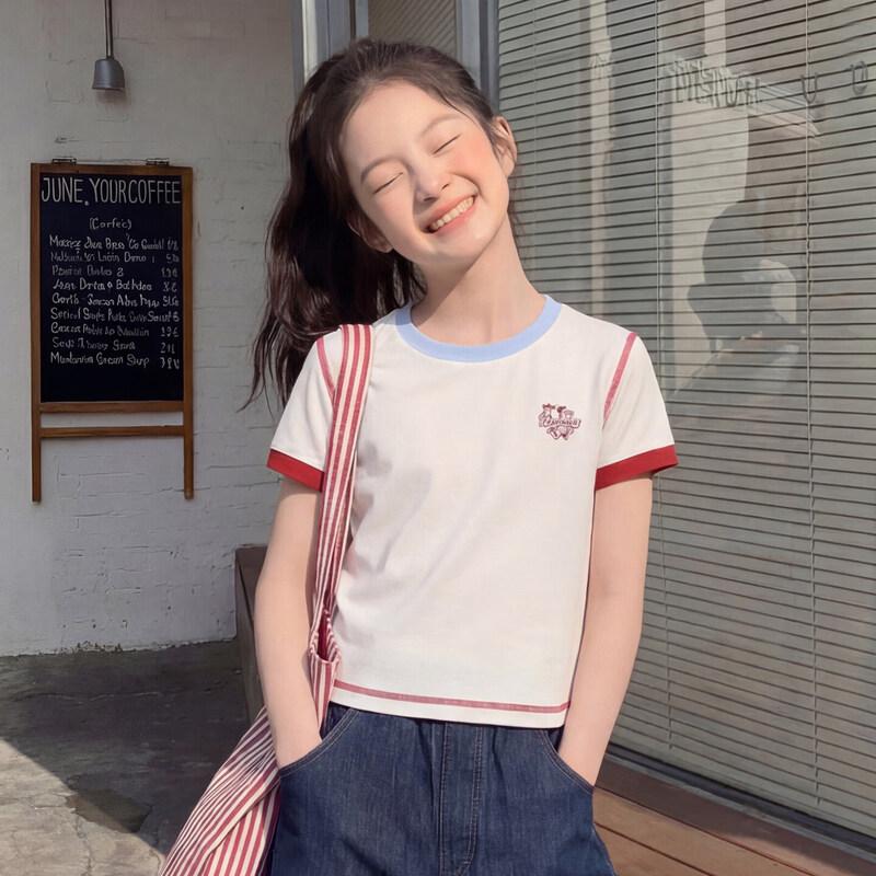 Moonkids Girls 2026 Summer Tencel Denim & Top Collection 150cm