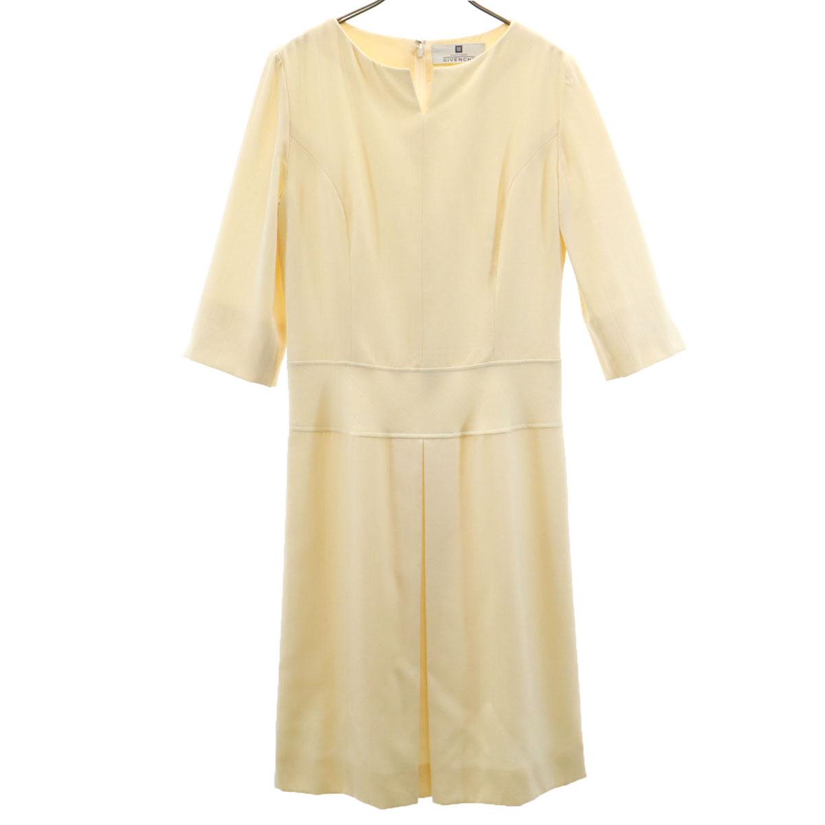 

GIVENCHY 90s Made in Japan Old stripe 7 minutes sleeve one piece 40 Women Used