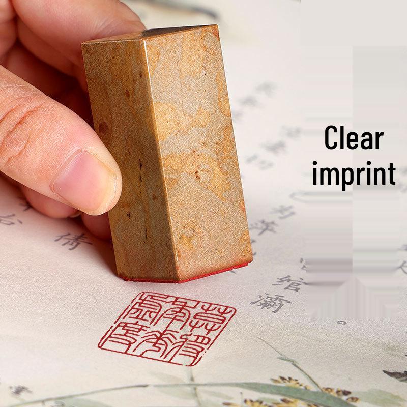 Pre-Made Leisure Seal: Calligraphy & Engraving Brush for Chinese Painting & Ancient Style Seal Script