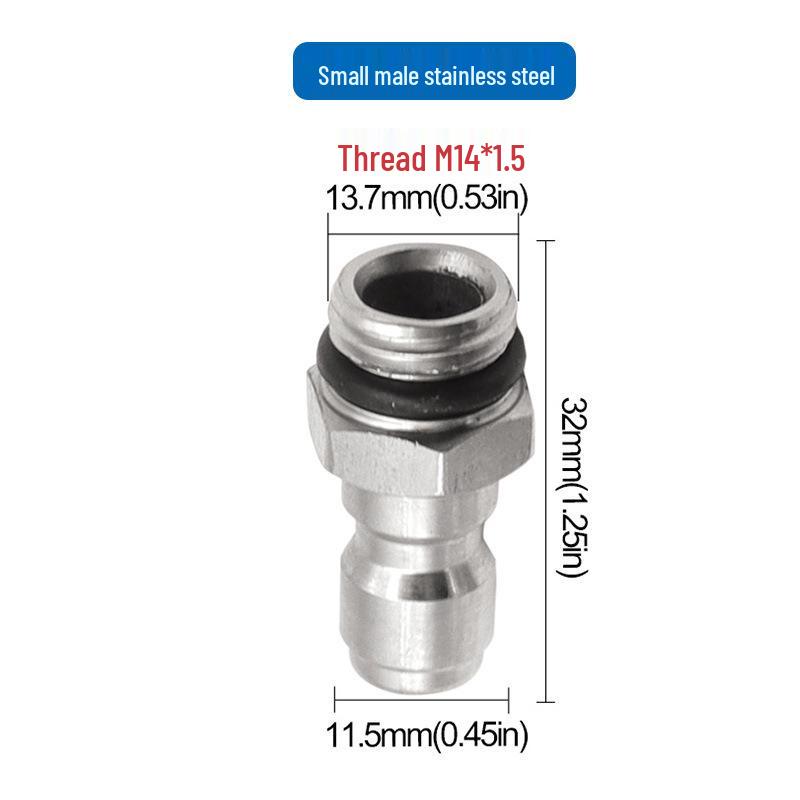 1/4" Quick Connect Foam Pot Adapter for High-Pressure Car Washer