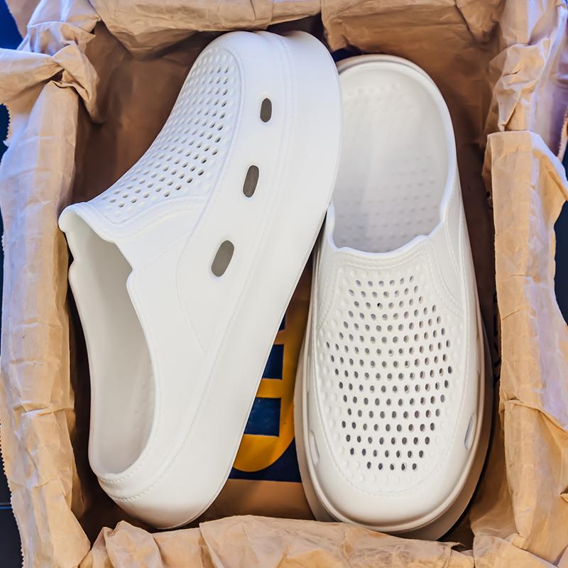 Summer Men Trend Slippers Platform Sandals Men and Women Outdoor Home Wear Comfort  Non-slip Shoes Eva Leisure Men's Slippers