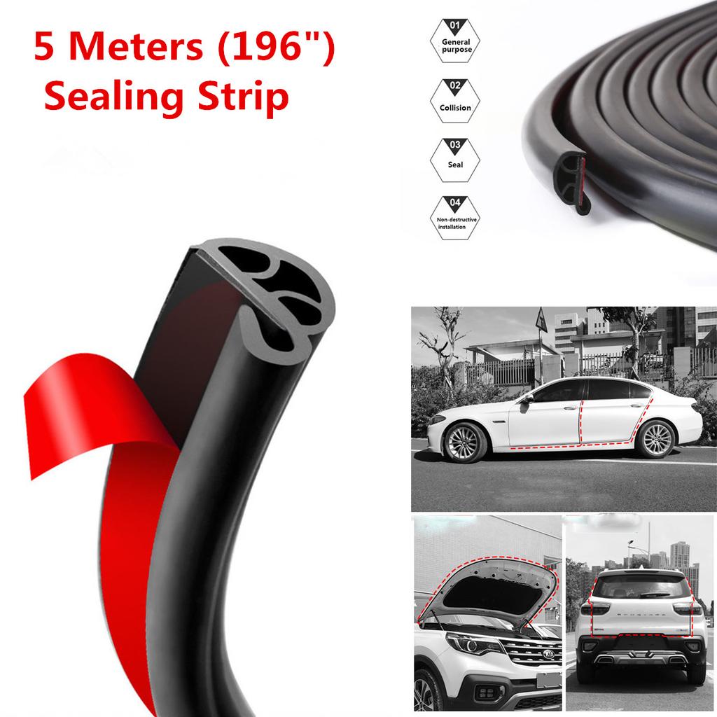 Moulding Protector Car Door Edge Seal Strip Trunk Rubber Trim Weatherstrip  196