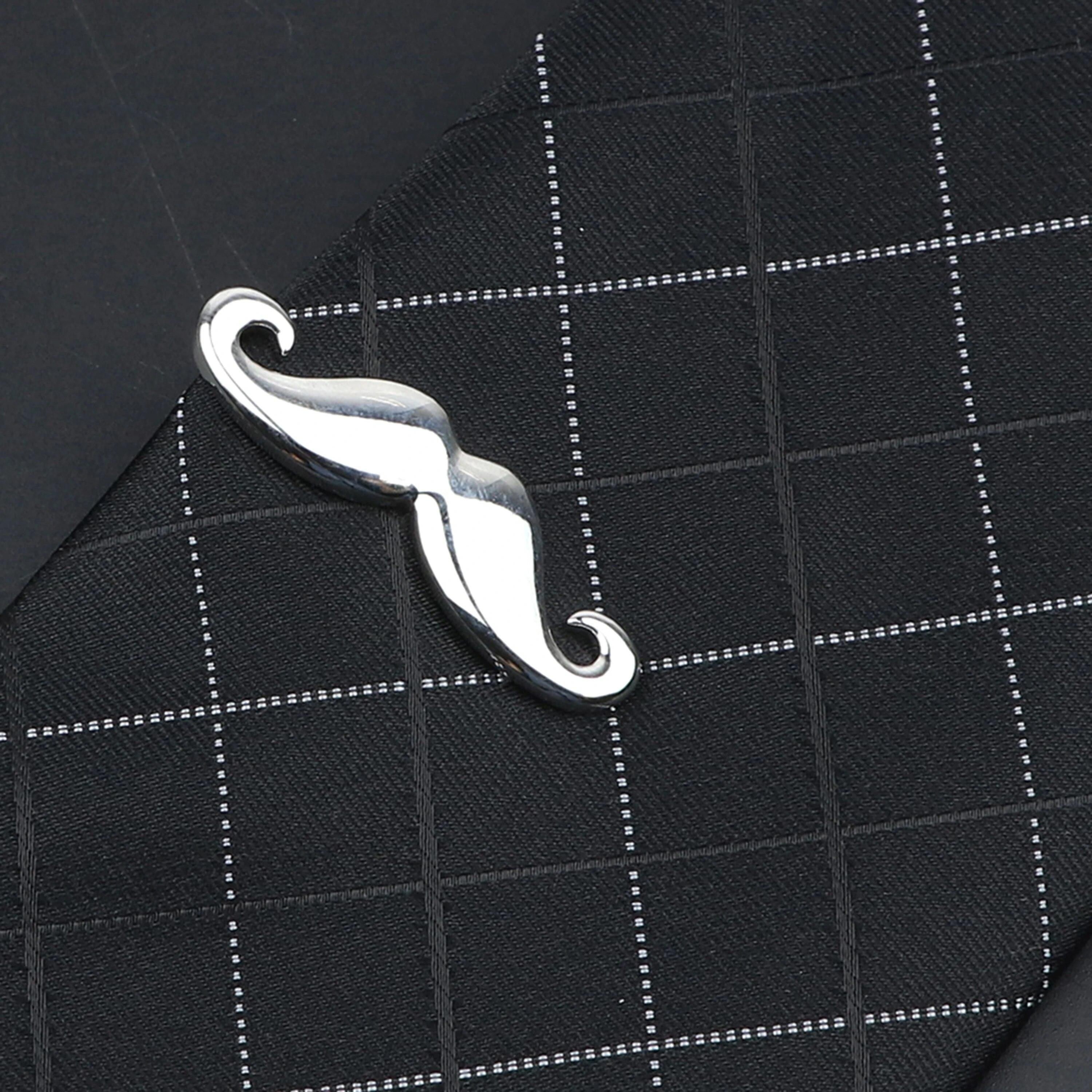 Мужская уникальная свадебная застежка для галстука — фото 7