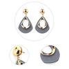 Women Fashion Hollow-out Earring Water-drop Design Unique All-matching Earrings