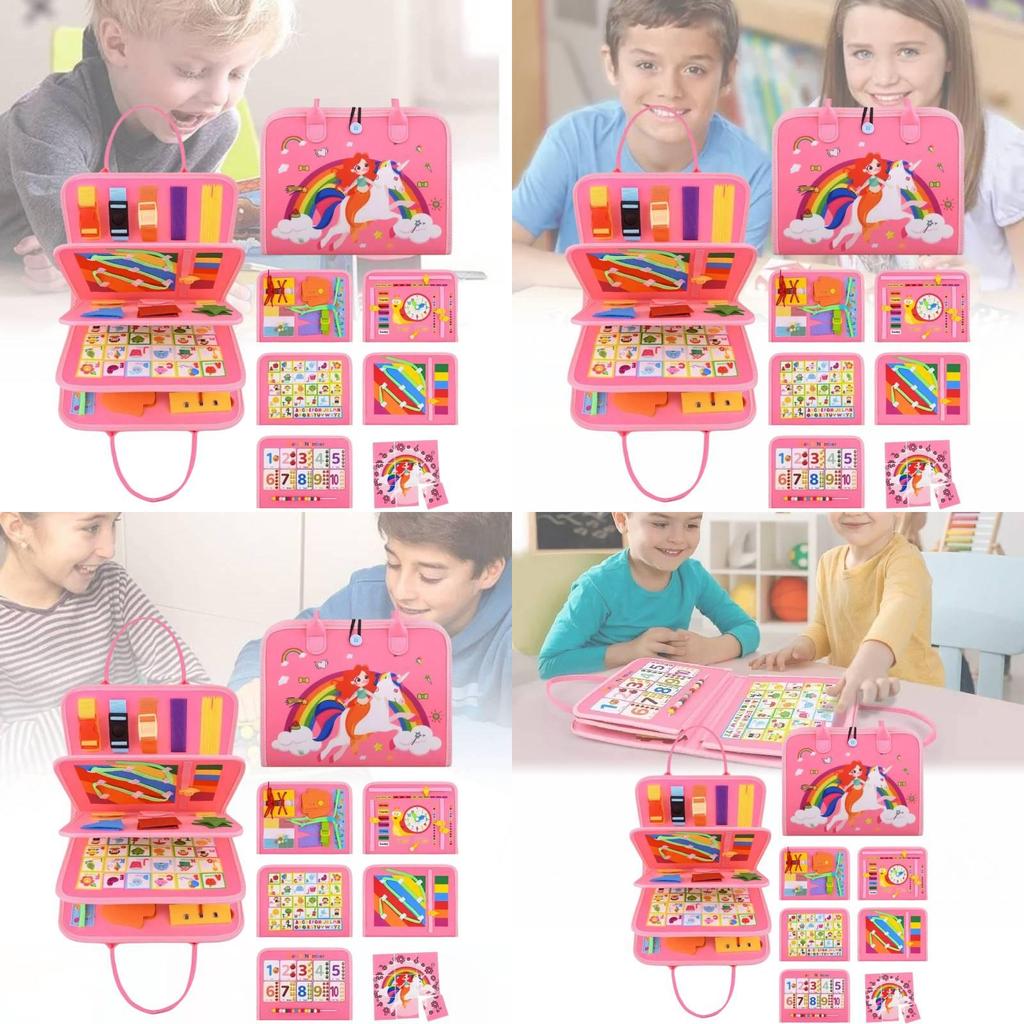 Premium Felt Toy Play Mat For Kids Interactive Learning Board Educational Activities