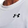Under Armour Rival Gradient Logo Print Crew Neck Long Sleeve Sweatshirt Women sweatshirt White 1370980-100