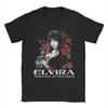 E-Elviras T-Shirts für Herren 100% Baumwolle Lustige T-Shirts Rundhals Mistress of The Dark T-Shirt Kurzarm Kleidung Übergröße...