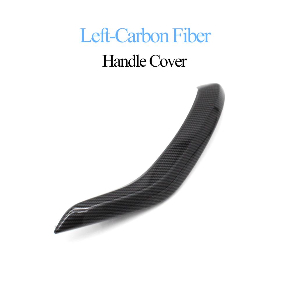 Car Front Rear Left Right Passenger Door Pull Handle Leather Outer Cover Trim Replacement For BMW X5 X6 F15 F16 2014-2018