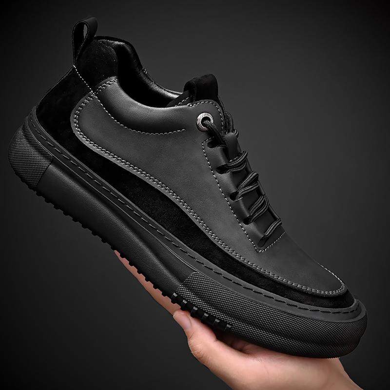 Ekte skinn Herre Fritidssko Myke Mokkasiner Herre Flats Motemerke Herre Loafers Pustende kjøresko