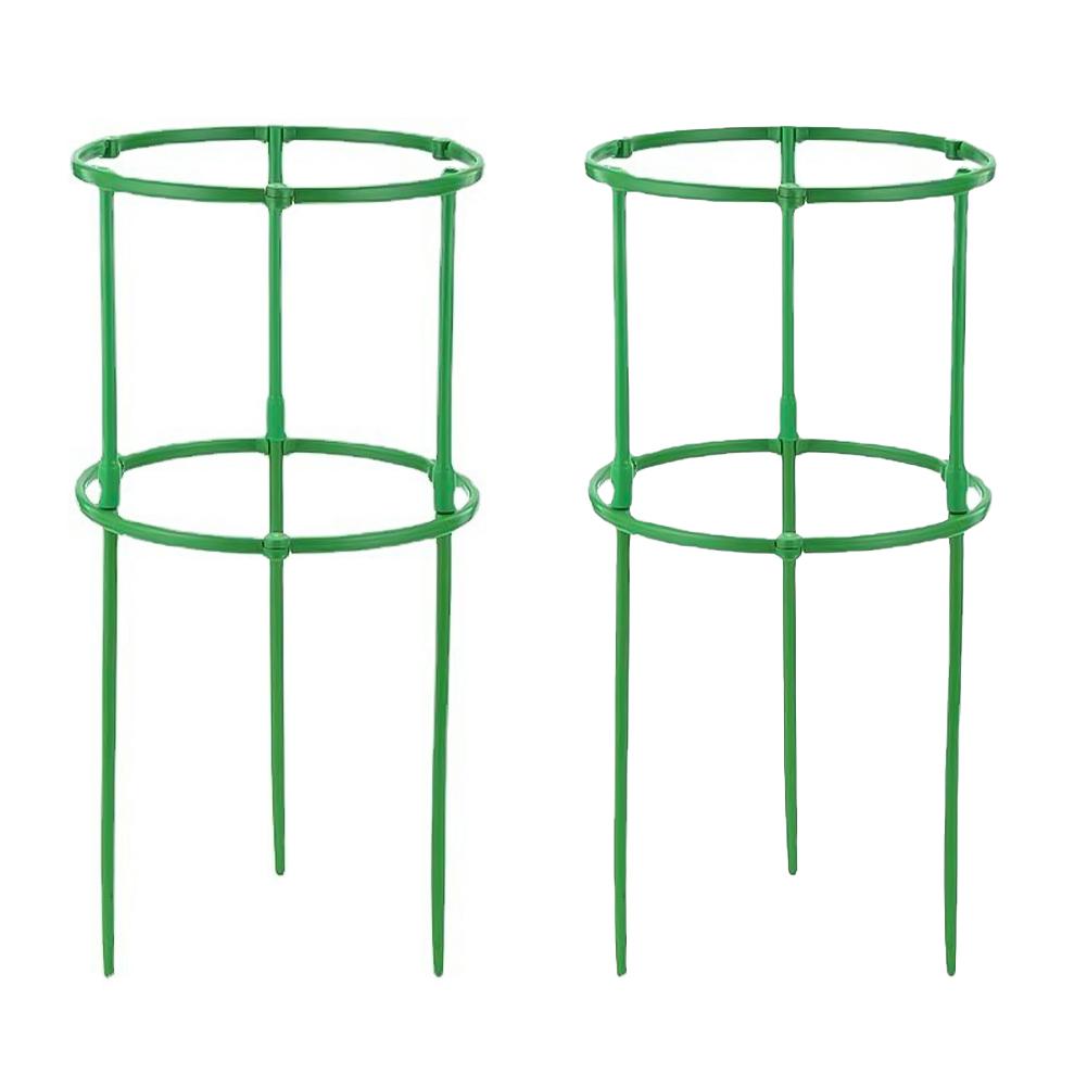 Plant Support Pile Half Round Climbing Vines Stake Bonsai Fixing Rod Garden Plant Stake Holder Flower Ring Support Rack