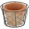 Rustic Terracotta Flowerpot 12.5 Cm