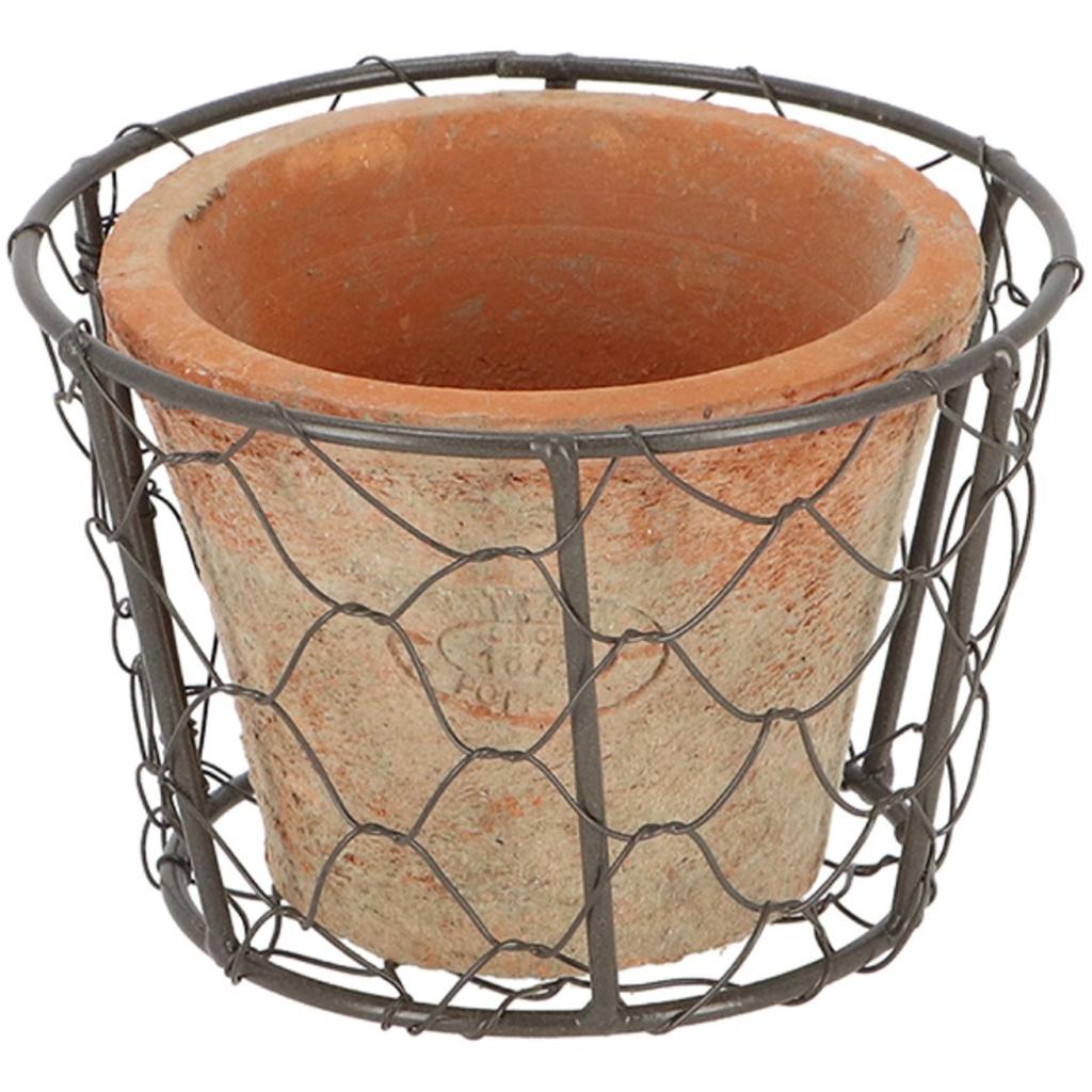 Rustic Terracotta Flowerpot 12.5 Cm