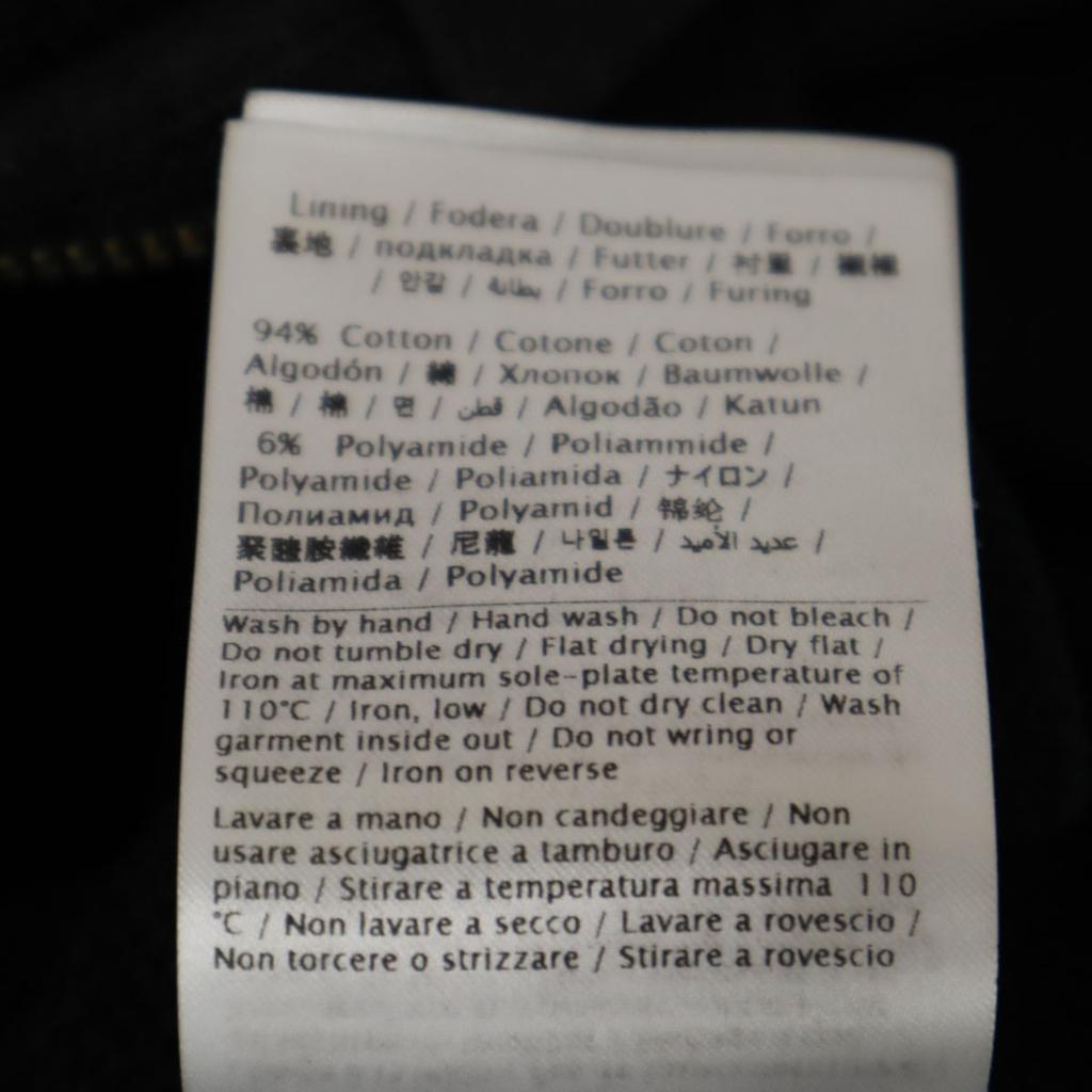 VALENTINO made in Italy Long sleeve Zip hoodie S black Men's Used