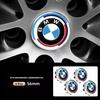 New Hots E60 45/56/68/74/82mm 50th Anniversary Edition Badge Front Rear Trunk Logo Sticker For BMW M E46 E39 E38 E90 E60 F10 F3
