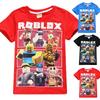 Roblox Game Character Children Roblox Print Cotton Short Sleeve Casual T Shirt