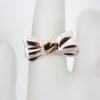 [Used] TIFFANY 925/750 Ribbon Ring / Size 8 / G502-43
