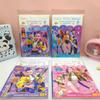 New K-Pop Demon Hunters Cartoon Watercolor Coloring Book DIY Painting Book Set Toy for Children Girls