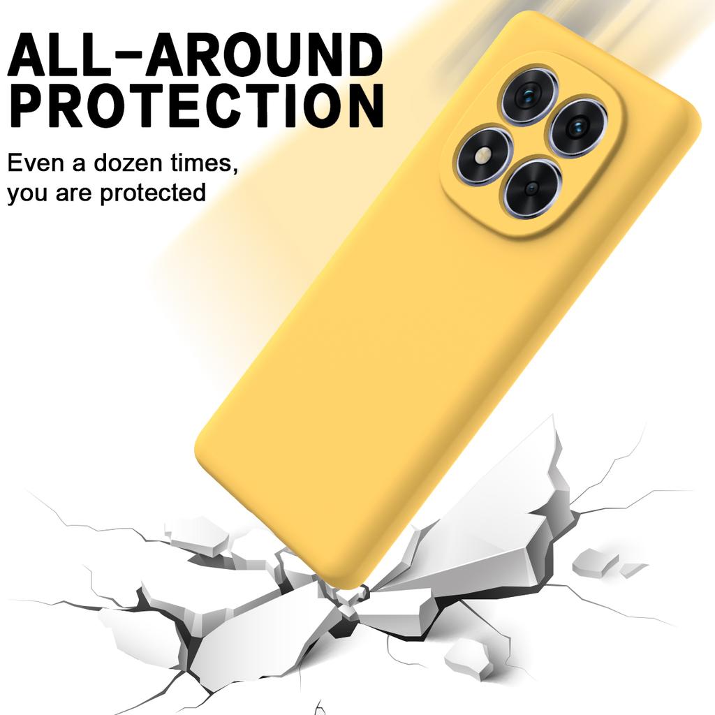 For Xiaomi Poco X7 5G Liquid Silicone Case Phone Back Cover with Hand Strap