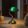 Modern Bank Table Lamp with Pull Cord Switch Acrylic Lampshade Without Bulb Suitable for Bedroom Office Bank Settings