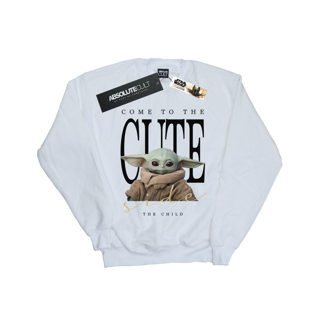 STAR WARS Womens/Ladies The Mandalorian The Cute Side Sweatshirt