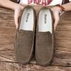 Breathable Casual Leather Mens Shoes Slip On Summer Loafers Hot Sale Driving Shoes Ultra-light Male Moccasins Leisure Walk Flats