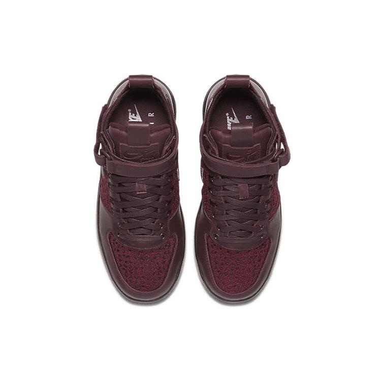 (WMNS) Nike Lunar Force 1 Flyknit Workboot 'Deep Burgundy' Women's 860558-600