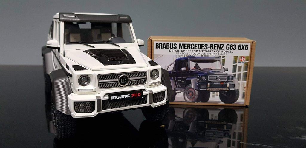 BRABUS Mercedes Benz G63 Detail Upset Hobby Design 6×6 1/18 HD03-0471