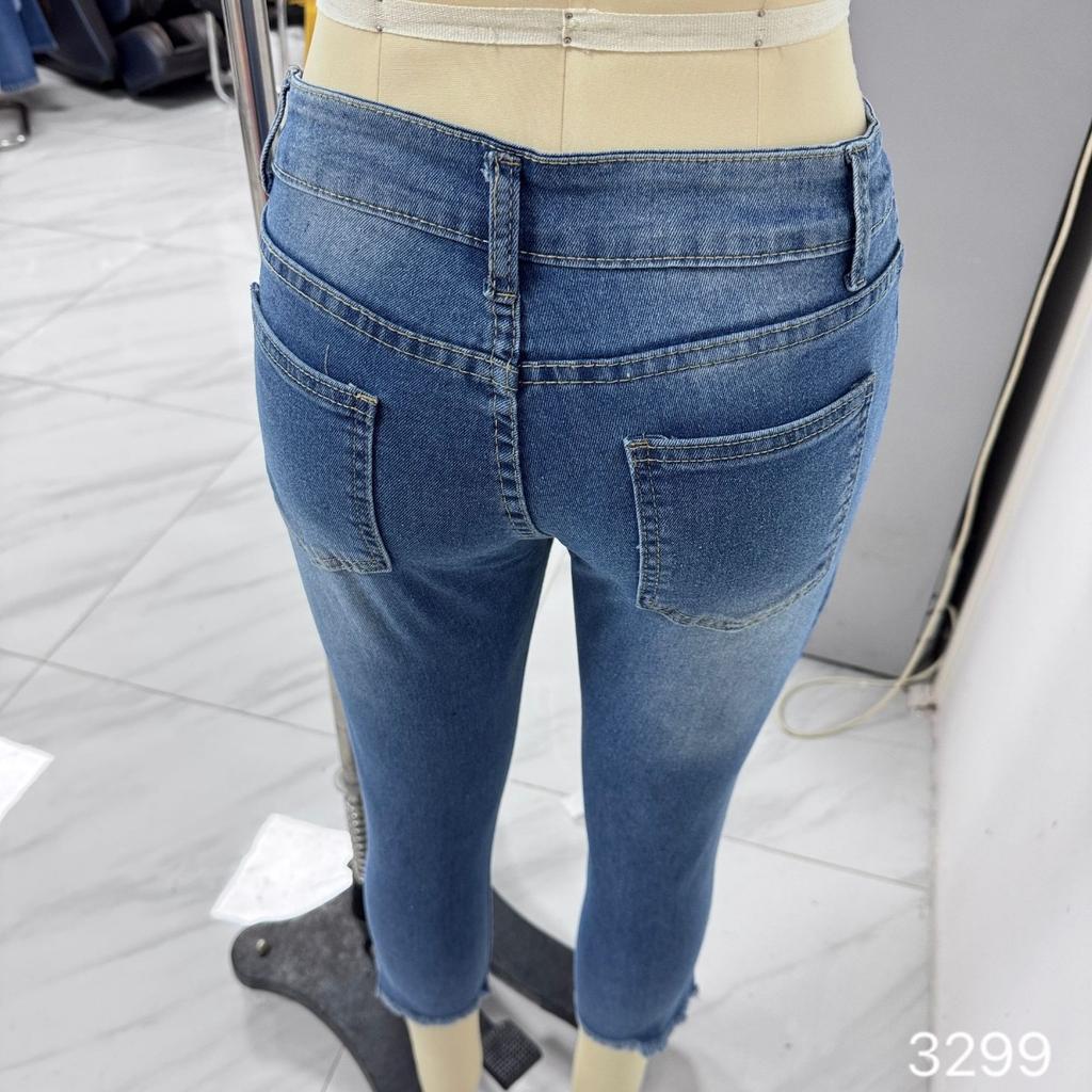 Women's Stretch Fashion Versatile Embroidered Edge Fade Pants