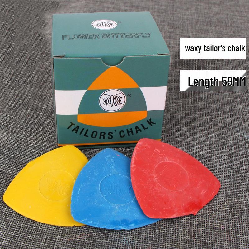 Farbige Schneiderwachskreide für Näh- und Schnittlinien
