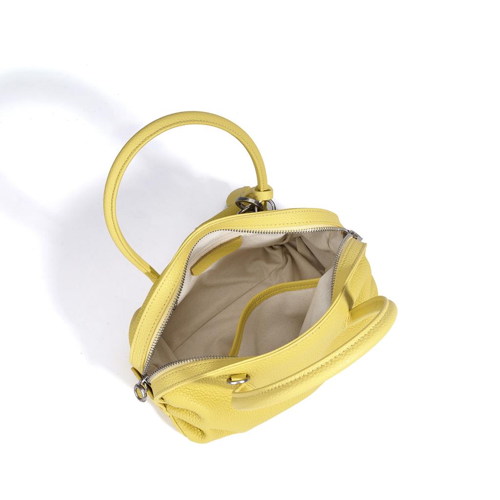 Korean Niche Fashion Boston Bag Women's Simple Shoulder Messenger Bag High-end Light Luxury Portable Bowling Bag